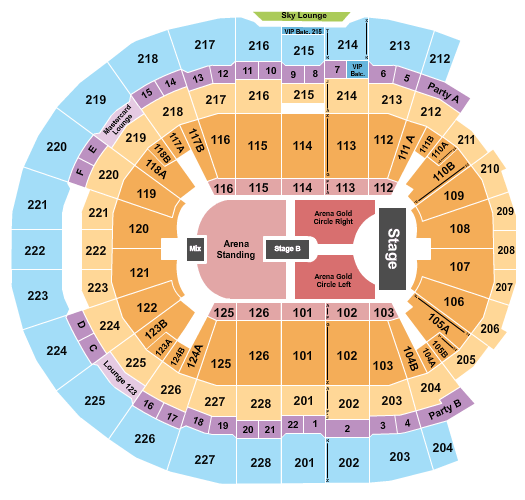 Coliseo De Puerto Rico Rosalía Seating Chart